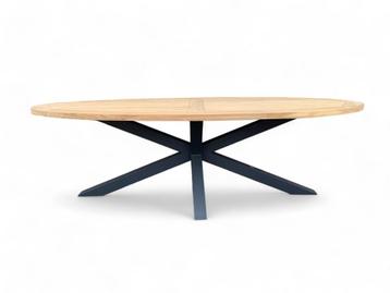 Tuintafel / Eettafel Cleve Teakhout Ovaal 240x120cm beschikbaar voor biedingen