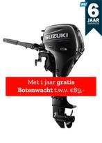 Suzuki buitenboordmotor 8 pk – DF8A - Kortstaart – Zwart, Ophalen of Verzenden, Nieuw, Benzine, 5 tot 10 pk