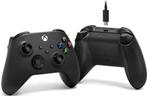 Xbox Draadloze Controller + kabel voor Windows 10 (Games), Verzenden, Nieuw