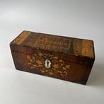 Kist - 18th/19 century Zum Andenken wood inlaid box - Love