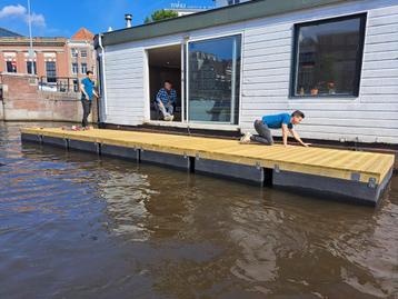 Drijvend Terras / Drijvende Steiger. Bouwpakket of compleet! beschikbaar voor biedingen