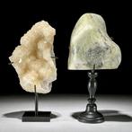 Geen minimumprijs - Prachtig paar van Cube Calcite & Onyx, Antiek en Kunst