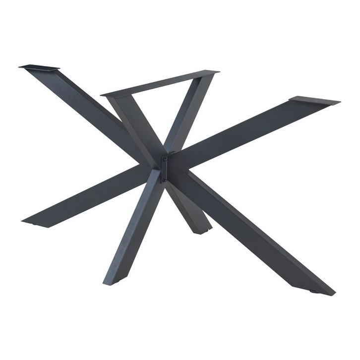 Stalen onderstel Oberau tafelpoot 120x68x71 cm zwart [en.cas, Huis en Inrichting, Tafelonderdelen, Verzenden