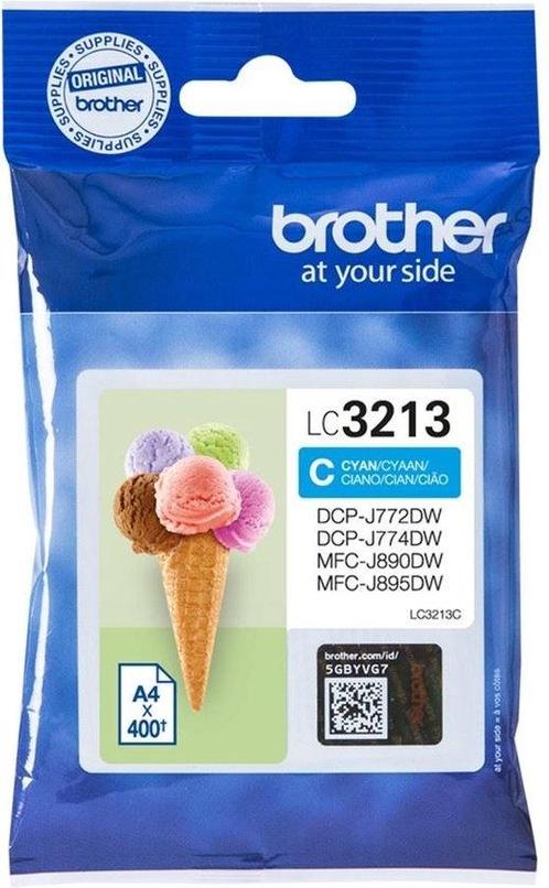 Originele inkt cartridge Brother LC-3213C Cyaan, Computers en Software, Overige Computers en Software, Nieuw, Verzenden