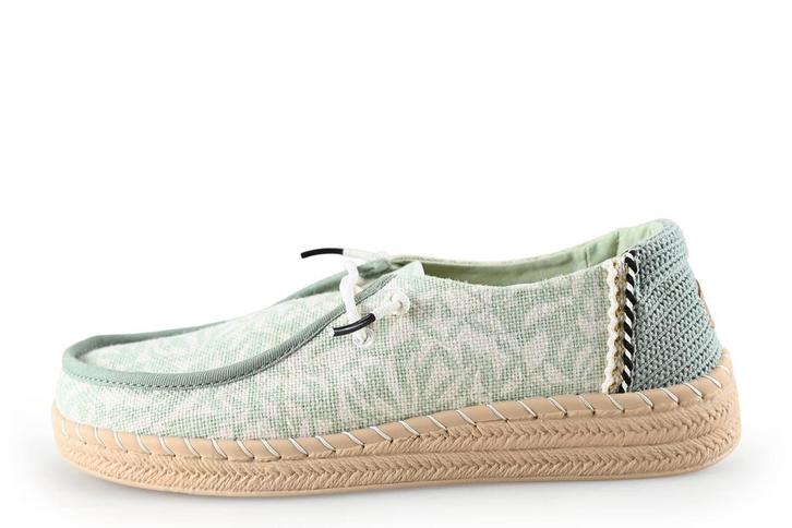 HEY DUDE Instappers in maat 41 Groen | 10% korting, Kleding | Dames, Schoenen, Groen, Zo goed als nieuw, Instappers, Verzenden