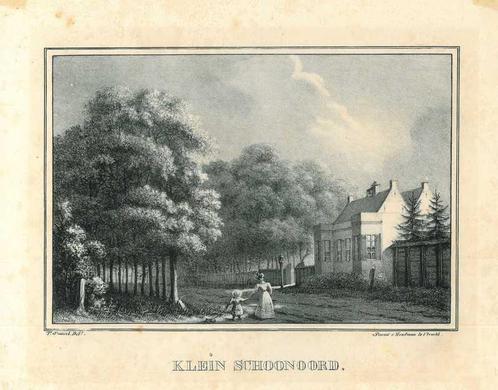 Zicht op Zeist, Antiek en Kunst, Kunst | Etsen en Gravures