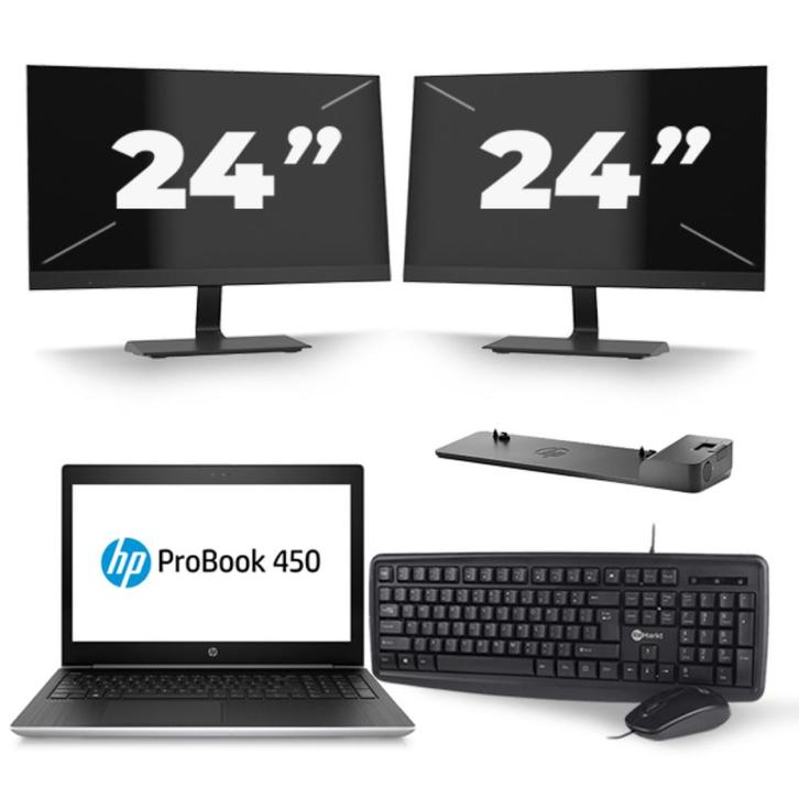 HP ProBook 450 G5 - Intel Core i5-8e Generatie - 15 inch - 8, Computers en Software, Windows Laptops, Nieuw, Verzenden