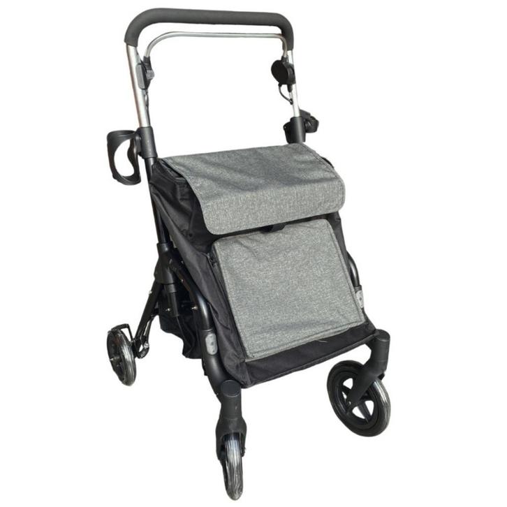 MultiMotion Rollator Shopper Boodschappenrollator - grijs/zw, Diversen, Rollators, Nieuw, Ophalen of Verzenden