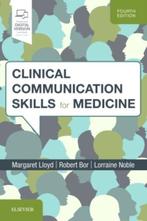 9780702072130 Clinical Communication Skills for Medicine, Boeken, Verzenden, Zo goed als nieuw, Margaret Lloyd