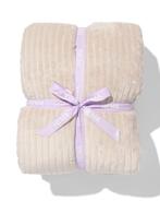 HEMA Plaid 180x200cm sherpa beige, Huis en Inrichting, Woonaccessoires | Plaids en Woondekens, Verzenden, Nieuw