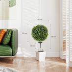 TRUUSK Set Van 2 Kunstmatige Buxusbollen 40 Cm Kunstplant Me, Verzenden, Nieuw