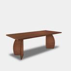 Tafel Boomstam Eikenhout  Set Driehoek  220x100, Huis en Inrichting, Nieuw