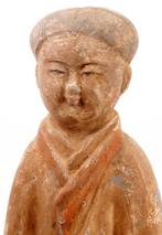 Zittende vrouwelijke grafbeeld – Han-dynastie - Terracotta -, Antiek en Kunst