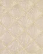 Gestepte Polyester Gebroken Wit, Nieuw, Wit