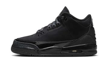 Jordan 3 Retro Black Cat (2025) (GS) beschikbaar voor biedingen