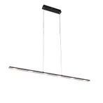 Design hanglamp zwart incl. LED met touchdimmer - Platina, Nieuw, Overige materialen, Design, 75 cm of meer