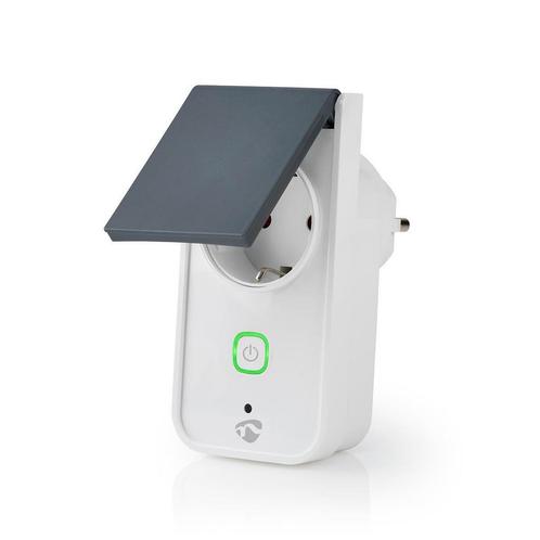 Wi-Fi Stopcontact Slimme stekker | Vochtbestendig | 10A, Huis en Inrichting, Woonaccessoires | Overige, Nieuw, Ophalen of Verzenden
