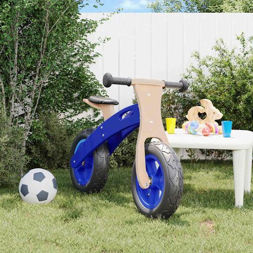 vidaXL Loopfiets voor kinderen met luchtbanden blauw, Kinderen en Baby's, Speelgoed | Buiten | Voertuigen en Loopfietsen, Nieuw
