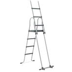 Coast Zwembadladder - verschuifbare treden - 122 cm - Zilver, Verzenden, Nieuw