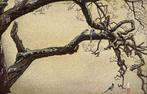 Jyuzu kake no Ume (Plum Tree & Blue Magpie) - Toshi, Antiek en Kunst