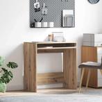 vidaXL Bureau artisanaal eikenkleurig 77,5 x 43 x 79 cm, Verzenden, Nieuw