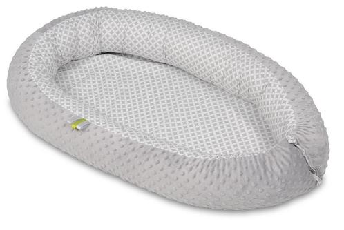 Babynestje - babynest - 82x54cm - diamant patroon - grijs, Kinderen en Baby's, Babywiegjes en Ledikanten, Nieuw, Ophalen of Verzenden