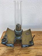 Inbouw wandlamp - Glas, Messing - Lamp SNCF wagon eerste