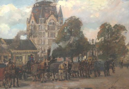 Daniel Muehlhaus (1907-1981), Het Witte Huis te Rotterdam, Antiek en Kunst, Kunst | Schilderijen | Modern