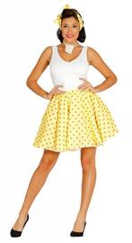 Grease Kostuum Set Geel 50s Dames L, Kleding | Dames, Carnavalskleding en Feestkleding, Verzenden, Nieuw