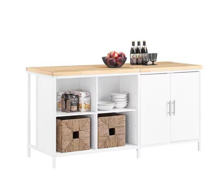 Keukeneiland met kastjes en ruim werkblad 170×60 cm, Huis en Inrichting, Kasten | Buffetkasten, Nieuw, Verzenden