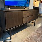 Tv-meubel Belvio - donker eiken fineer - Pronto Wonen, Ophalen of Verzenden, Nieuw, 100 tot 150 cm