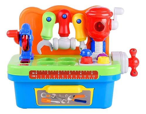 Eco Toys Werkbank met Gereedschap Vormenstoof HC598745, Kinderen en Baby's, Speelgoed | Babyspeelgoed, Nieuw, Verzenden