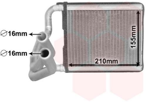 KACHEL RADIATEUR VOOR HYUNDAI ACCENT 2011-2014 971381W000, Auto-onderdelen, Airco en Verwarming, Nieuw, Ophalen of Verzenden