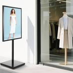 Zwarte Metalen Posterstandaard met Verstelbare Voeten, Verzenden, Nieuw