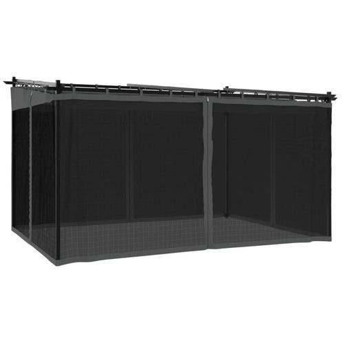 Prieel 4x3m Antraciet - Retourdeal - Geniet van de zomer!..., Tuin en Terras, Partytenten, Minder dan 4 meter, Minder dan 5 meter