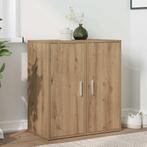 vidaXL Schoenenkasten 2 st 32x35x70 cm bewerkt hout, Verzenden, Nieuw