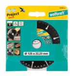 Wolfcraft diamantdoorslijpschijf Pro Multi 125mm, Ophalen of Verzenden, Nieuw