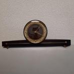 Kaminuhr - Franz Hermle & Sohn - Vintage walnoothout,, Antiek en Kunst