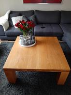 Massief eiken salontafel, Huis en Inrichting, Ophalen, Gebruikt, 50 tot 100 cm, 50 tot 100 cm