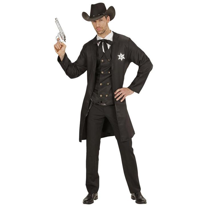 Cowboy Kostuum Heren Sheriff, Kleding | Heren, Carnavalskleding en Feestkleding, Nieuw, Verzenden