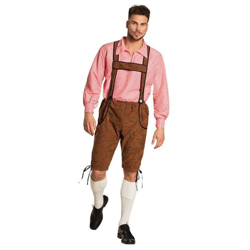 Lederhose Bruin en Blouse, Kinderen en Baby's, Carnavalskleding en Verkleedspullen, Nieuw, Verzenden