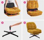 raaibare Loungestoel – Corduroy Comfort – Verdikt Kussen, Huis en Inrichting, Stoelen, Verzenden, Nieuw