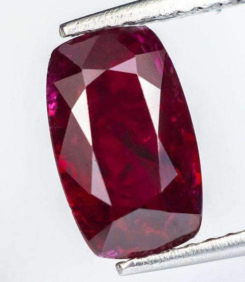 Zonder Minimumprijs Robijn - 2.14 ct - Lotus Gemology - Rood, Sieraden, Tassen en Uiterlijk, Edelstenen
