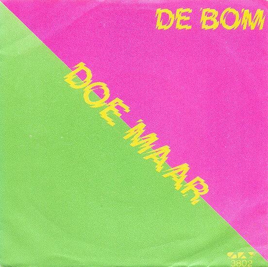 Doe Maar - De Bom + Man O Man (Vinylsingle), Cd's en Dvd's, Vinyl | Nederlandstalig, Verzenden