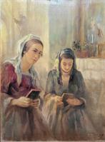 Antal Péczely (1891-1964) - Giovani Donne in Chiesa, Antiek en Kunst