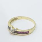 Ring - 18 karaat Geel goud - 0.79ct. tw. Diamant, Nieuw
