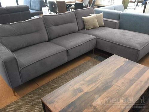 Loungebank Capelle - loungebanken - Grijs, Huis en Inrichting, Banken | Sofa's en Chaises Longues, Nieuw, Overige materialen