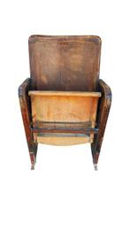 Fauteuil - Theater / Industriële bioscoopstoel - Vintage