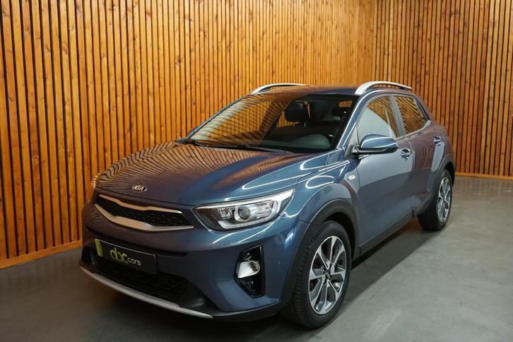 KIA STONIC 1.0 T-GDI MHEV DYNAMICLINE NR. 080, Auto's, Kia, Handgeschakeld, SUV of Terreinwagen, Blauw, Grijs, Stof, Stonic, Benzine