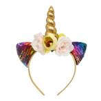 Unicorn haarband - Goud, Kinderen en Baby's, Nieuw, Ophalen of Verzenden